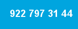 922 797 31 44 922 797 31 44